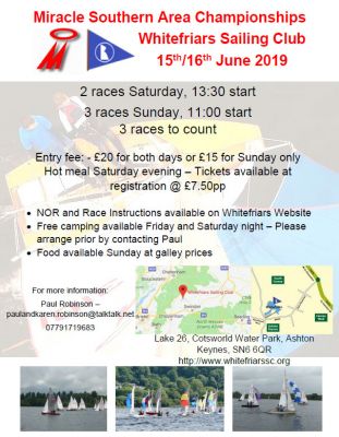Miracle Southern Area Championships 15th/16th June 2019